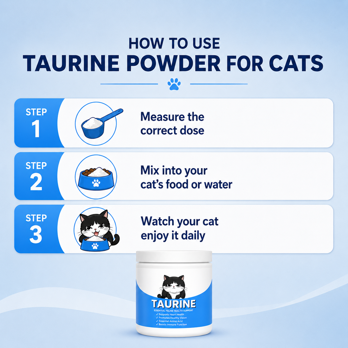 Taurine Powder for Cats